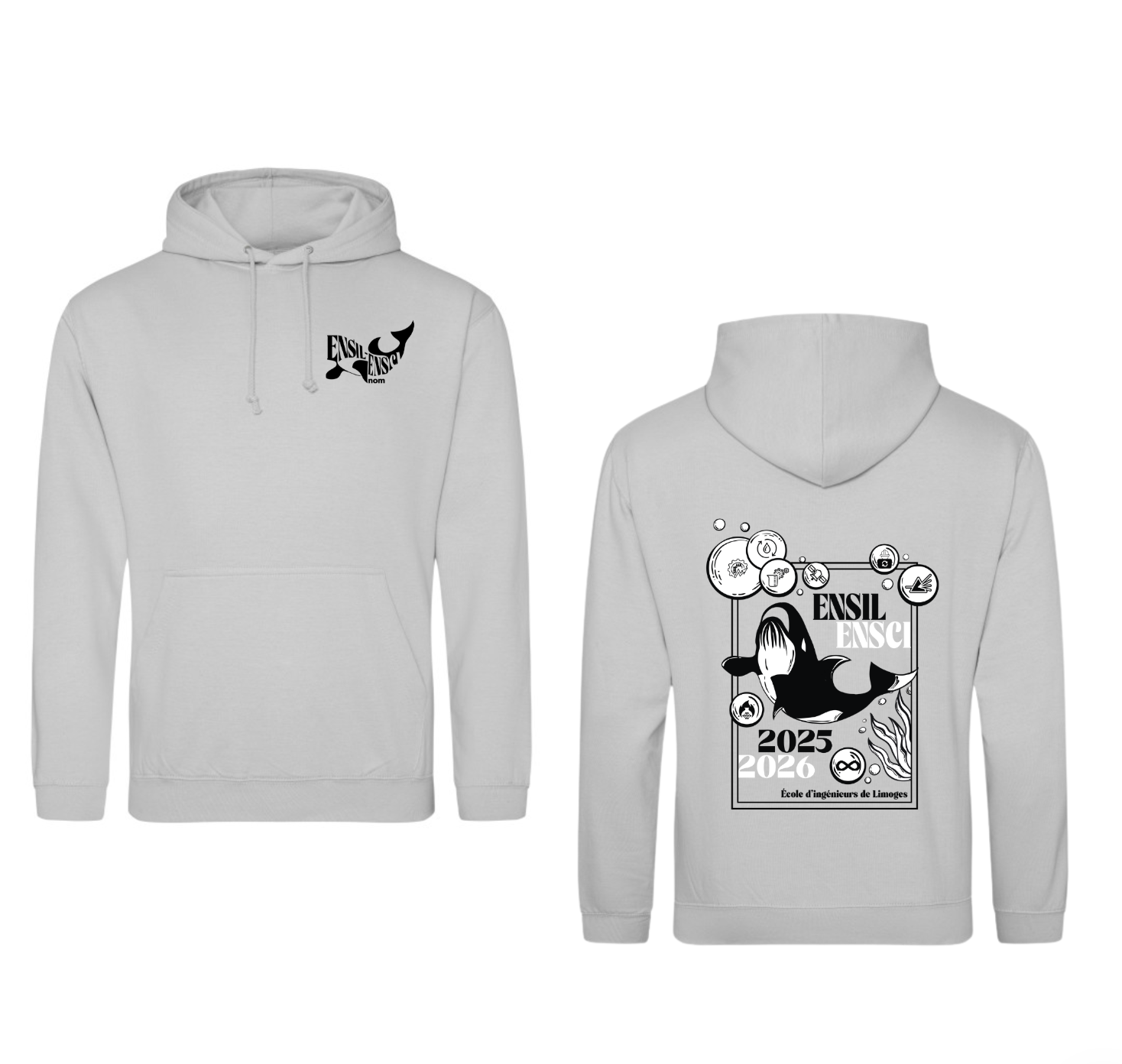 04 - Sweat - Logo Noir & Blanc